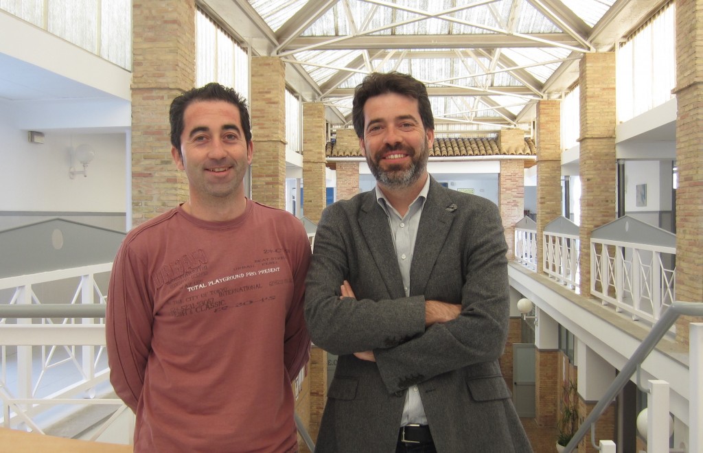 Nicolás Montes y Fernando Sánchez, investigadores de Ingeniería de la CEU-UCH.