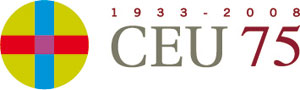 Logo diseñado para conmemorar el 75 aniversario del CEU.