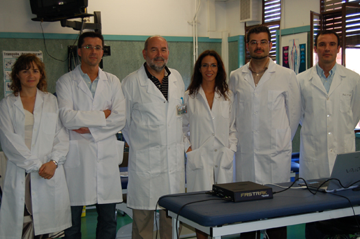 El grupo de investigadores del departamento de Fisioterapia de la CEU-UCH.