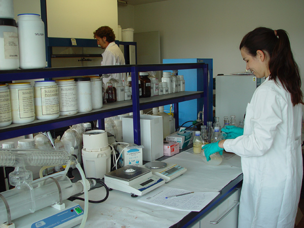 Uno  de los laboratorios de Químicas Meristem, en el que se desarrolla el proyecto de investigación en colaboración con el IDIT.