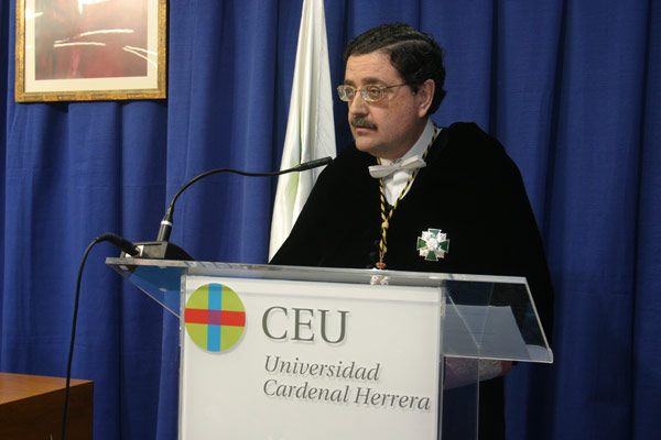 José Alberto Parejo, rector de la Universidad CEU Cardenal Herrera.