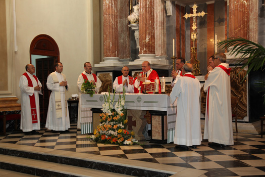 La misa de apertura de curso se ha celebrado en la Iglesia de San Jaime Apóstol de Moncada.
