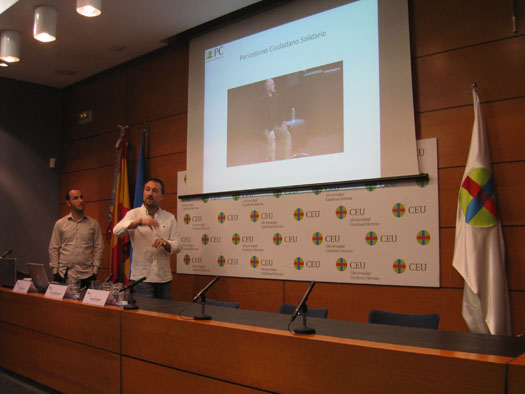 Las Jornadas de Periodismo Digital se han celebrado en el Salón de Actos del Palacio de Colomina.