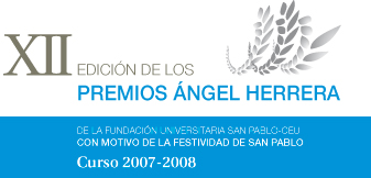 Logo de la XII edición de los Premios Ángel Herrera.
