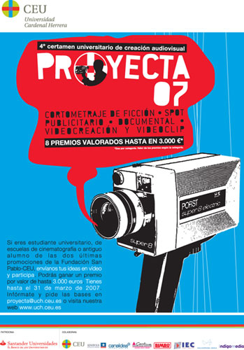 Cartel de la cuarta edición de Proyecta 2007.