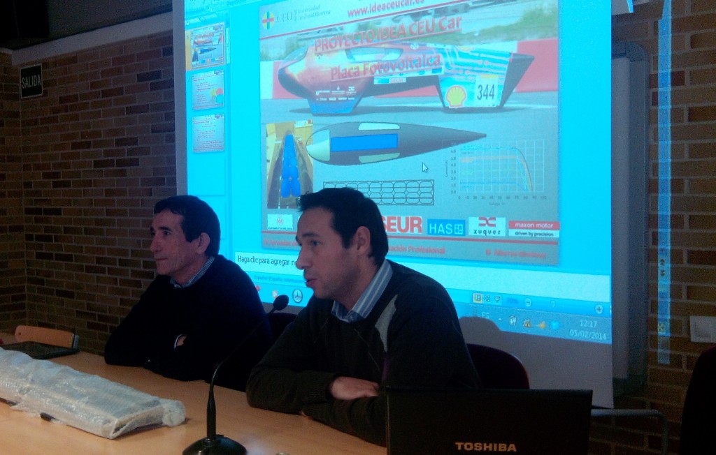 José Miralles y Alberto Giménez, investigadores del IDEA CEU Car.
