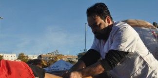 Alumnos y profesores de Fisioterapia de la CEU-UCH han asistido a los deportistas de la XVII Carrera Popular Galápagos en Valencia