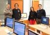 Investigadores de la CEU-UCH desarrollan en un microchip un sistema inteligente autónomo que predice la temperatura de los hogares para ahorrar en climatización Los investigadores del Grupo ESAI de la CEU-UCH Juan Pardo, Francisco Zamora, Paloma Botella y Pablo Romeu.