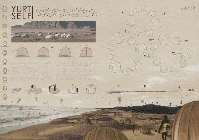 El proyecto “Yurtself”, de los alumnos de Arquitectura de la CEU-UCH, mejor propuesta de refugio para surferos en Tarifa.