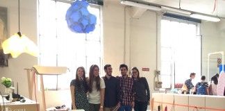 La CEU-UCH, única escuela de Diseño española presente en el Salón del Mueble de Milán Los estudiantes del Máster en Diseño de Producto de la CEU-UCH, durante el montaje del stand con sus trabajos en I Saloni, el Salón del Mueble de Milán.