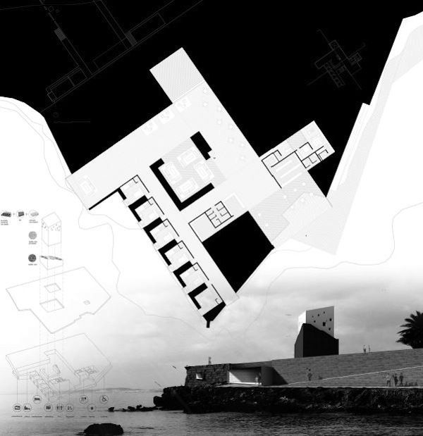 Propuesta de hotel para la isla de Tabarca, obra de estudiantes de Arquitectura de la CEU-UCH.