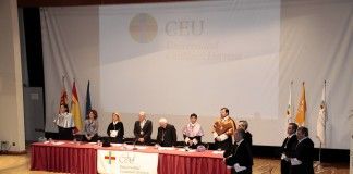 La rectora de la CEU Cardenal Herrera subraya, en la apertura oficial del curso, el carácter internacional de la Universidad