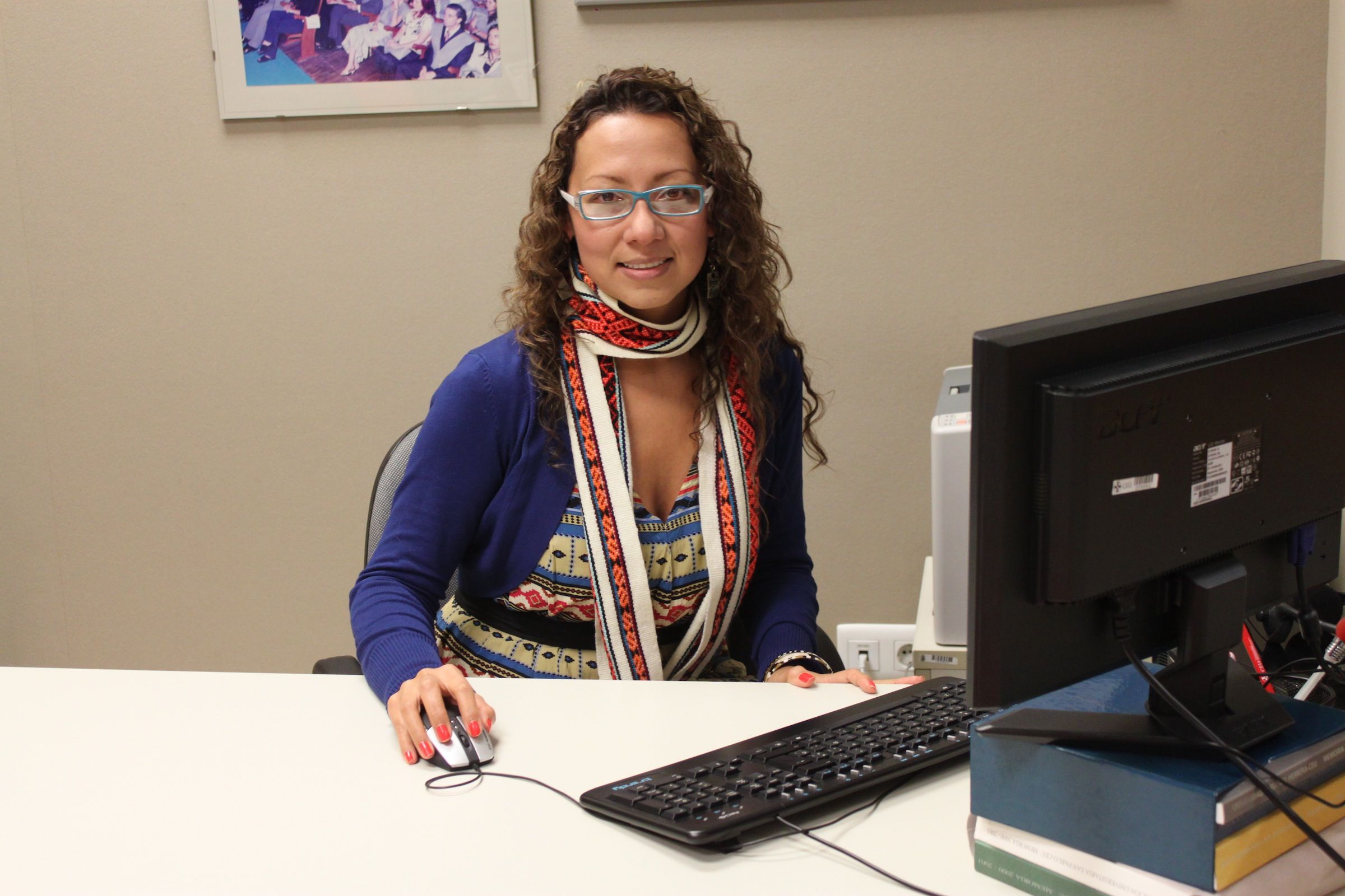 Sandra Mireya Meléndez, estudiante de la Universidad del Norte (Colombia), de estancia predoctoral en la CEU-UCH.