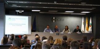 El presidente del CECOVA y la presidenta del Colegio de Enfermería de Alicante participan en unas jornadas de la CEU-UCH
