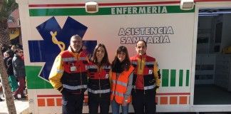 Estudiantes de Enfermería de la CEU-UCH colaboran por segundo año consecutivo con Ambulancias CSA en los dispositivos sanitarios preventivos de la Magdalena