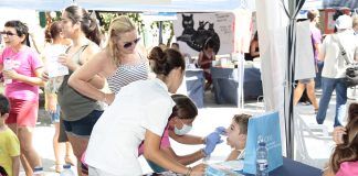 Alumnos y profesores ofrecen talleres y charlas en la Feria de la Salud de Moncada
