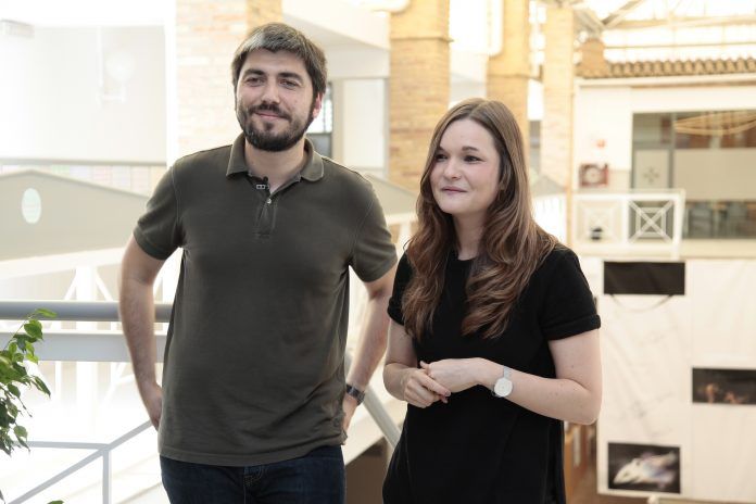 José Aranda y Paula Aloy, fundadores de Enblanc y antiguos alumnos de Diseño de la CEU-UCH.