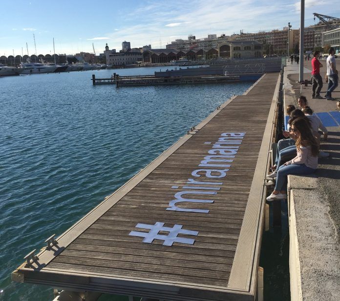 La propuesta #miramarina, en la que han participado los estudiantes de Arquitectura de la CEU-UCH en La Marina Real Juan Carlos I de Valencia.