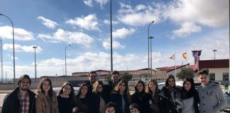 Estudiantes de Derecho del CEU conocen el protocolo penitenciario de la cárcel de Villena