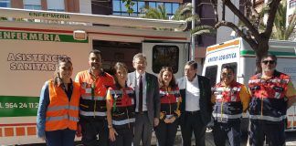 Estudiantes de Enfermería, en el dispositivo sanitario de la Magdalena