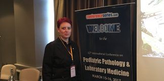 Mariam López Ruiz, única investigadora española en la 12th International Conference on Pediatric Pathology & Laboratory Medicine, en Londres La doctora Mariam López Ruiz, coordinadora de Medicine en el CEU-UCH, durante su participación en la International Conference on Pediatric Pathology, celebrada en Londres este mes de marzo.