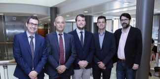 Ciberseguridad: cómo formar “héroes” como el joven británico que frenó el ransomware ‘WannaCry’ Los expertos Juan Pardo (CEU), Carlos López Cañas (ISACA), Álvaro Alzina (URJC), Raúl Prieto (Nunsys) y Javier García González (CEU), en la Jornada sobre formación en ciberseguridad, celebrada en el CEU-UCH.