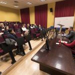 El profesor Emilio García Sánchez, invitado como experto por la Sociedad Murciana de Bioética El profesor García Sánchez, invitado en la Universidad de Murcia. Foto: UMU.