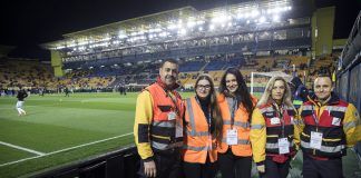 Los alumnos colaboran en los dispositivos sanitarios de los partidos del Villarreal y el CD Castellón
