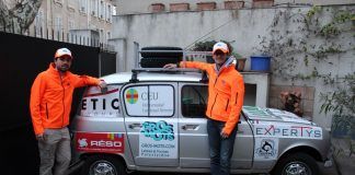 Quentin Mathonnet, estudiante de Fisioterapia, participa en el reto solidario 4L Trophy 2018