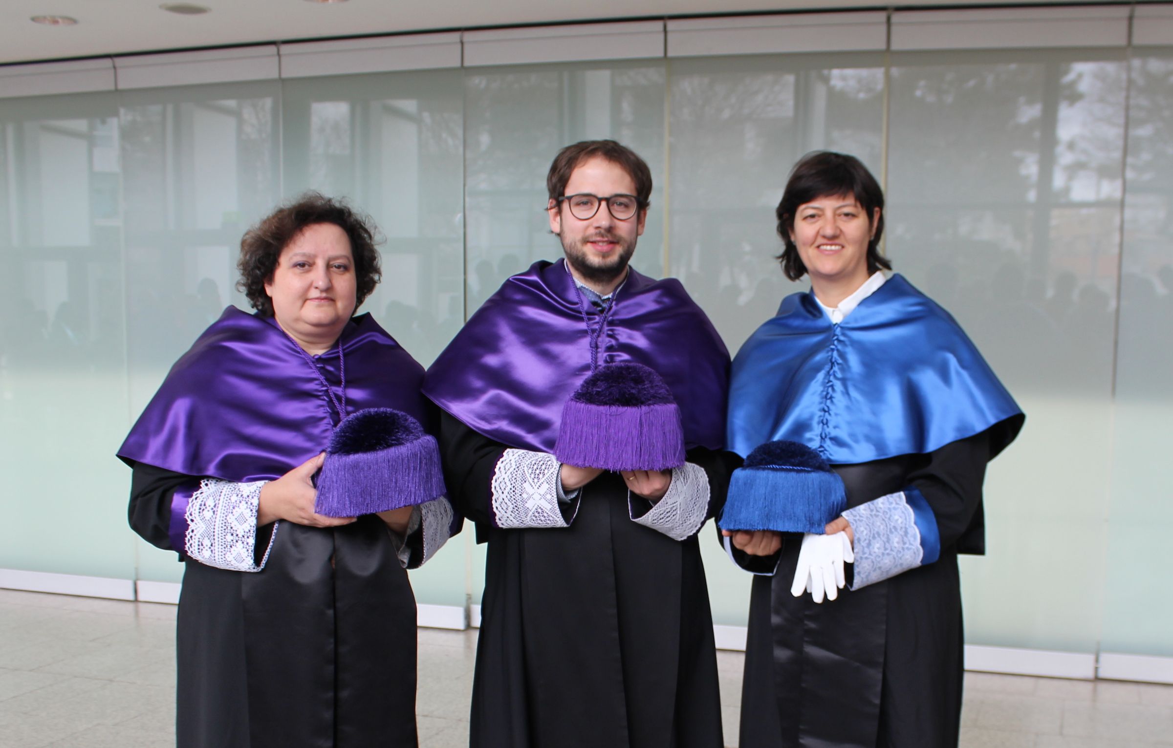 Los investigadores de la CEU UCH María Auxiliadora Dea, Manuel Adell y Paula Sánchez Thevenet.
