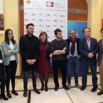 El juez Eloy Velasco y los portavoces en Les Corts, en el Congreso sobre corrupción política y regeneración democrática