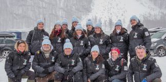 En el equipo veterinario del Campeonato Mundial de Mushing