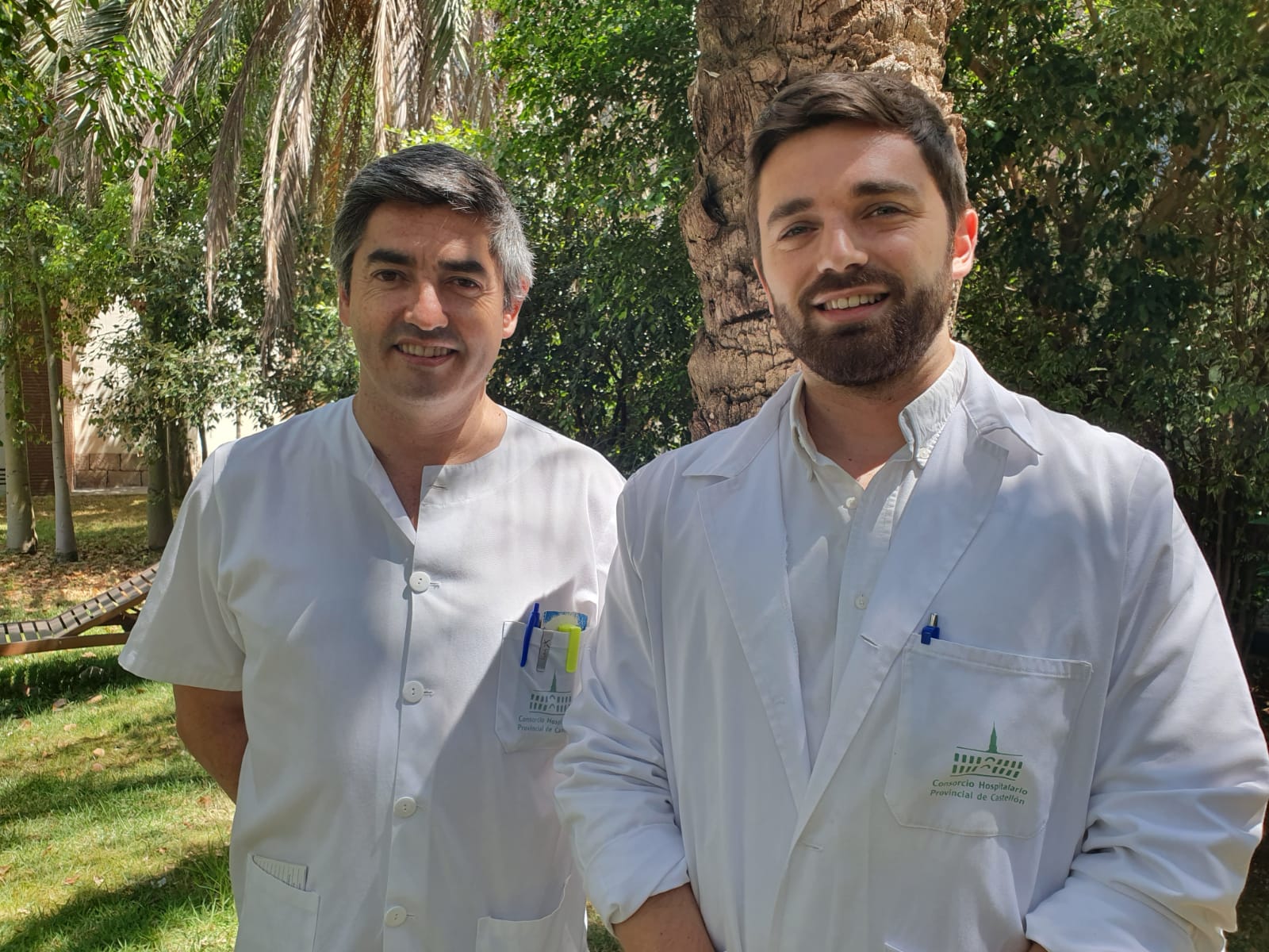 Los investigadores de la CEU UCH y el Hospital Provincial de Castellón Gonzalo Haro y Alejandro Fuertes, miembros del equipo investigador.