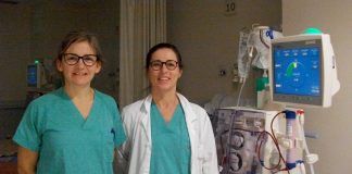 Ejercicio durante la diálisis con videojuegos: la CEU UCH y el Hospital de Manises publican resultados Eva Segura (CEU UCH) y Alicia García Testal (Hospital de Manises).