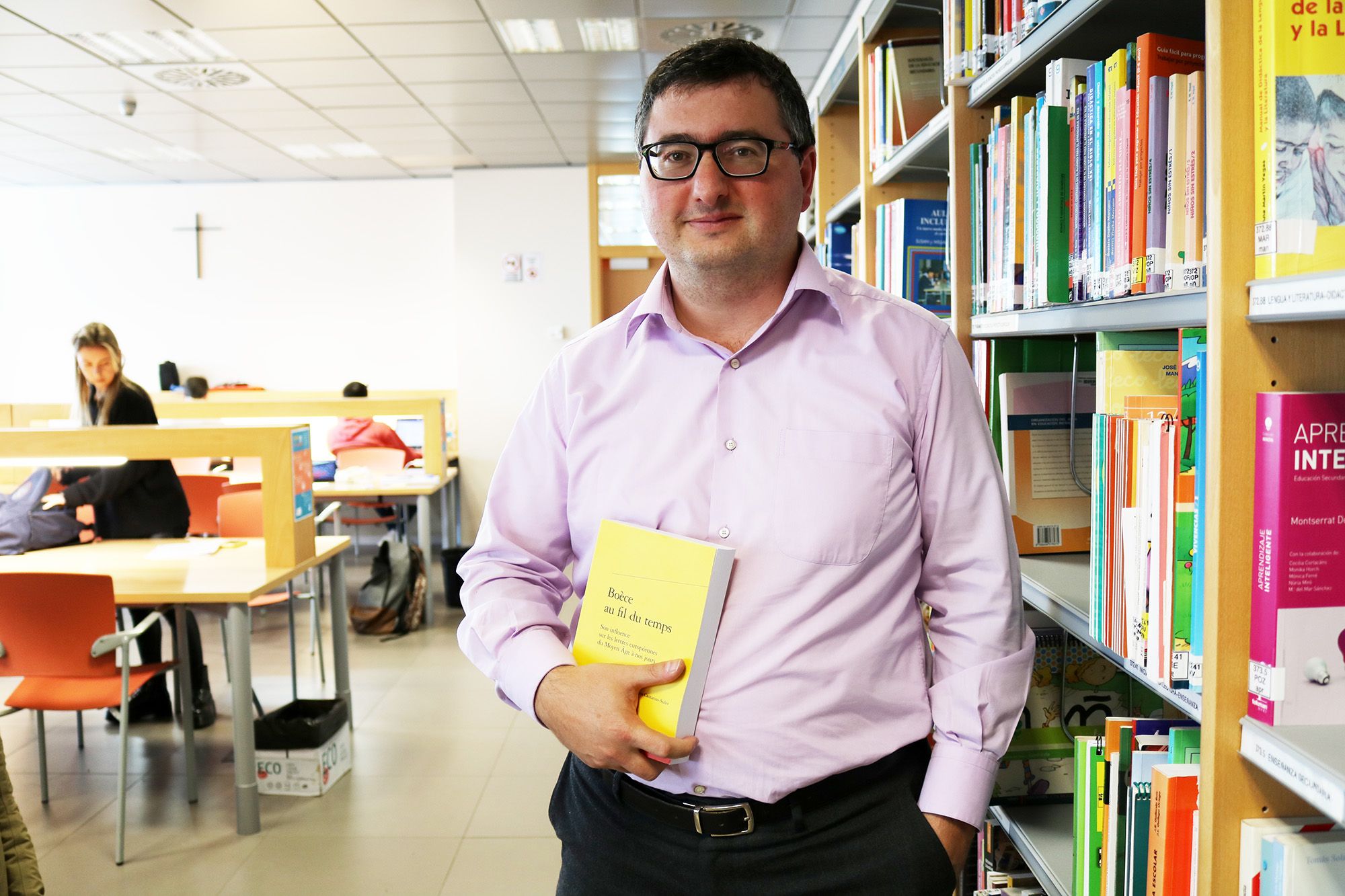 Jaime Vilarroig, profesor de la CEU UCH en Castellón, coautor de la obra colectiva sobre Boecio, editada por Garnier Classiques.