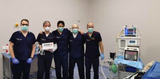 Publican la validación del respirador de urgencia ACUTE-19 para pacientes con COVID El equipo Acute-19 durante la fase de validación en modelo animal del prototipo, en el Hospital Clínico Veterinario de la Universidad CEU Cardenal Herrera de Valencia.