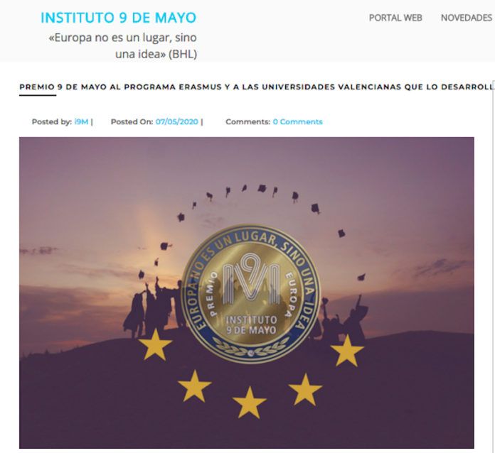 Web del Instituto 9 de Mayo.