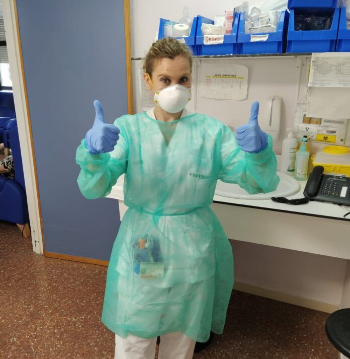Ana Belén Riera, enfermera de Urgencias en el Hospital de la Vega Baja (Alicante)