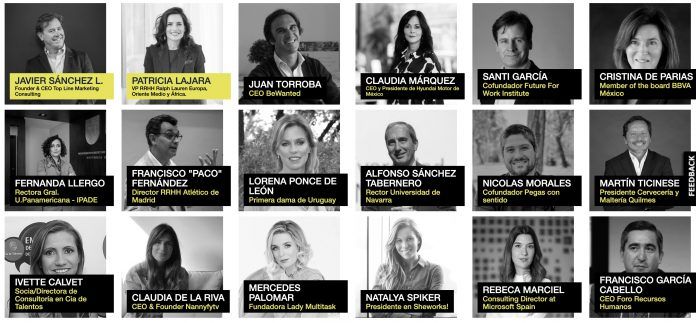 Ponentes del Iberoamerican Work Challenge Forum.