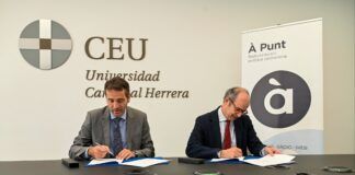 À Punt y la CEU UCH firman un convenio de colaboración