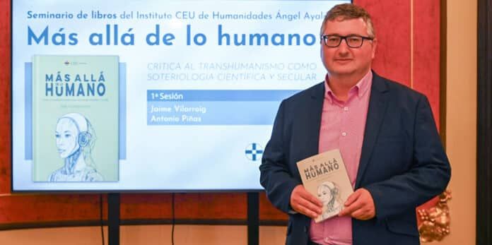 slide libro transhumanismo Vilarroig CEU