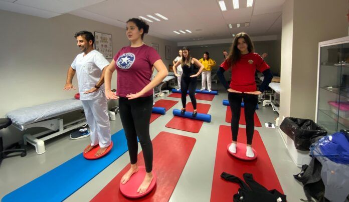 Entre otras técnicas, recibieron formación sobre suelo pélvico y deporte