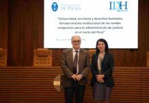 La Facultad de Derecho de la CEU UCH recibe a la decana de la Universidad de Piura (Perú)