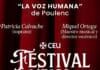 El CEU clausura su primer festival lírico con una representación de la ópera “La voz humana”, de Poulenc