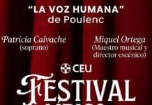 El CEU clausura su primer festival lírico con una representación de la ópera “La voz humana”, de Poulenc