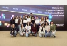 Concluye el primer curso del Diploma Universitario de Experto en Creación Audiovisual Digital y Social Media de la CEU UCH Gala final Diplóma de Experto CAV