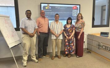 La CEU UCH refuerza su proyección internacional con la visita académica de profesores de Keele University