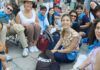 Alzar la mirada antes de viajar: alumnos del CEU de Elche participan en la visita del Papa León XIV a España