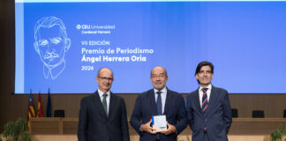 La CEU UCH reconoce la trayectoria de Ángel Expósito con el VII Premio Ángel Herrera Oria de Periodismo