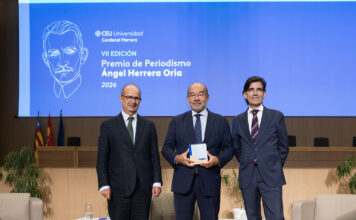 La CEU UCH reconoce la trayectoria de Ángel Expósito con el VII Premio Ángel Herrera Oria de Periodismo